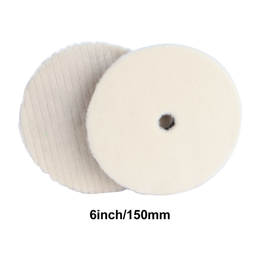 Wool polishing pad 2 piece set for BATOCA polisher(2 types of wool pad