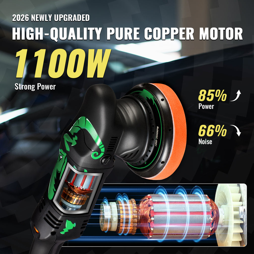BATOCA 1100W 2026 upgrade Dual Action Polisher Pro Kit--New T1