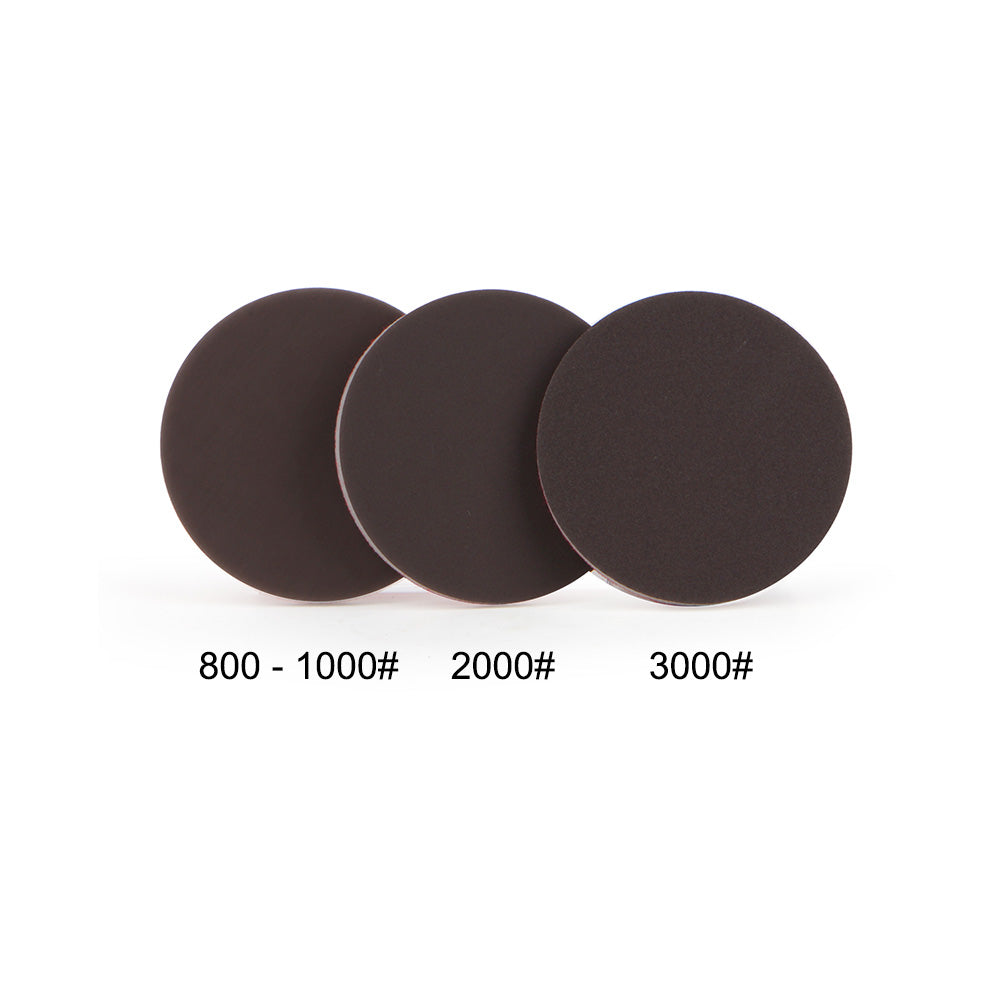 BATOCA 3 inch sandpaper set of 3 pieces--tThick and durable,grits 800 - 1000#/2000#/3000#