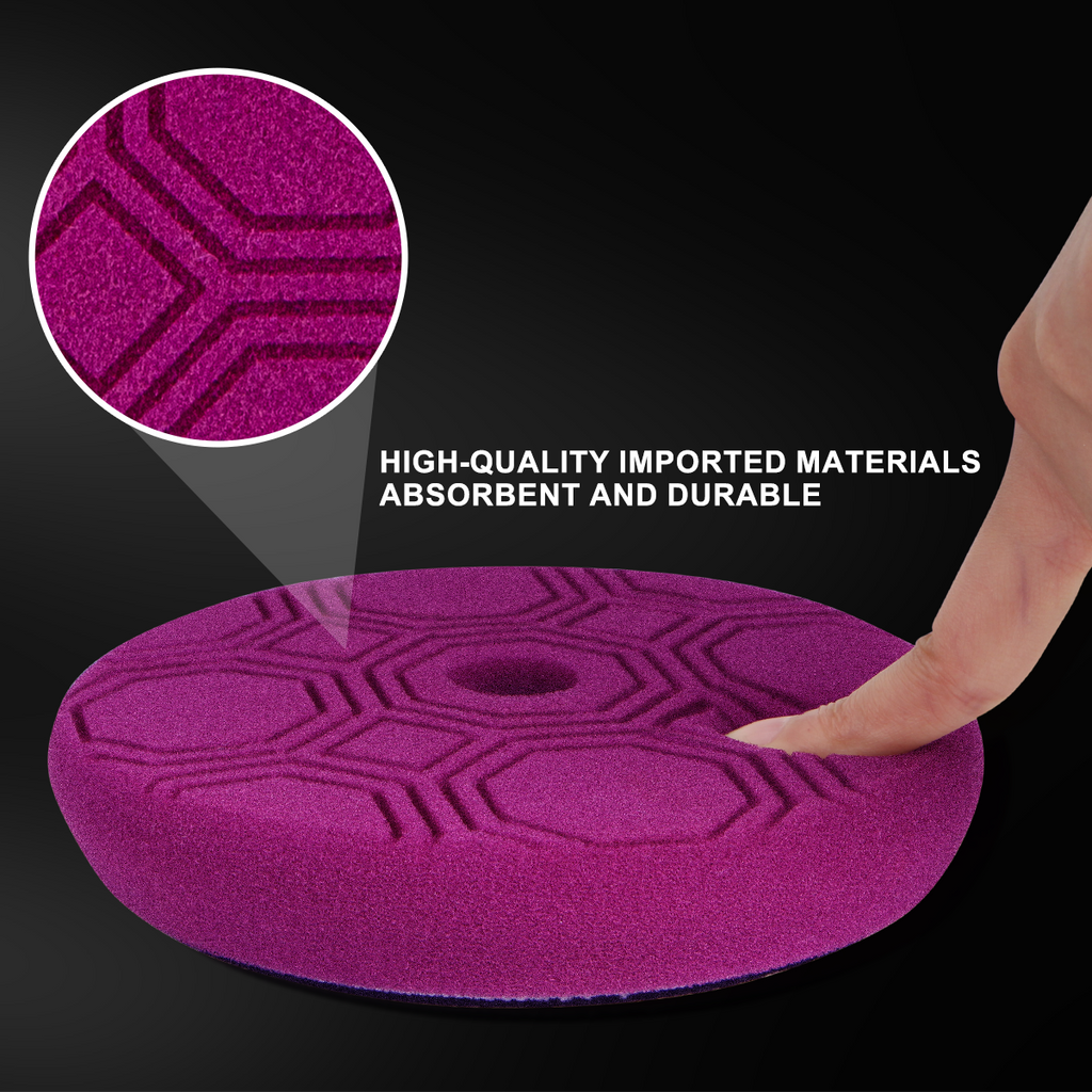 BATOCA Polishing Sponge,5-Piece Set Polishing/Wax Sponge,Car Polishing Sponge