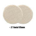 7inch Wool polishing pad 2 piece set for BATOCA polisher(Medium Cutting）