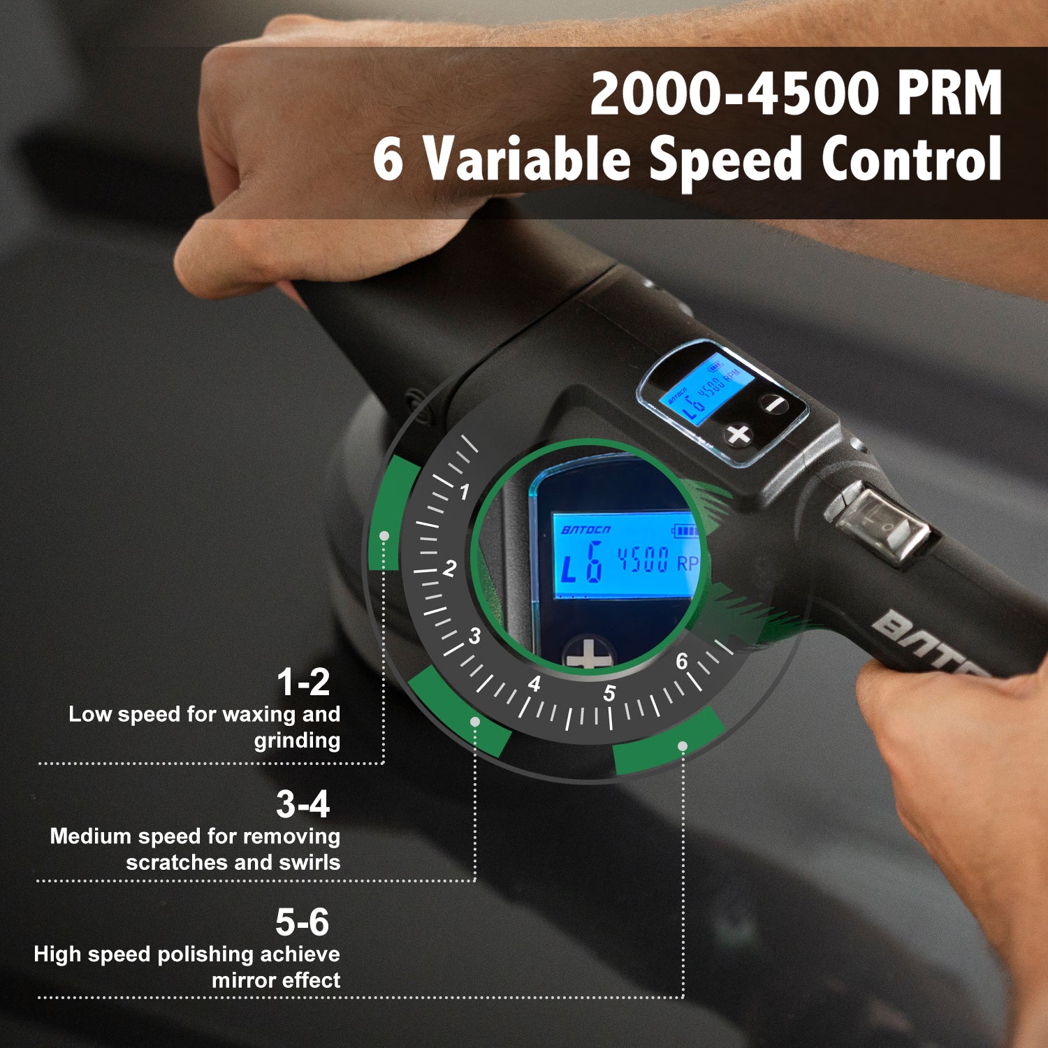 BATOCA All Rounder Cordless DA Polisher --S2