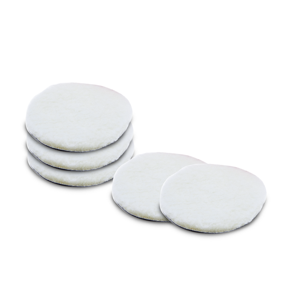 BATOCA 5-inch Imitation Wool Pads Set of 5 Pieces