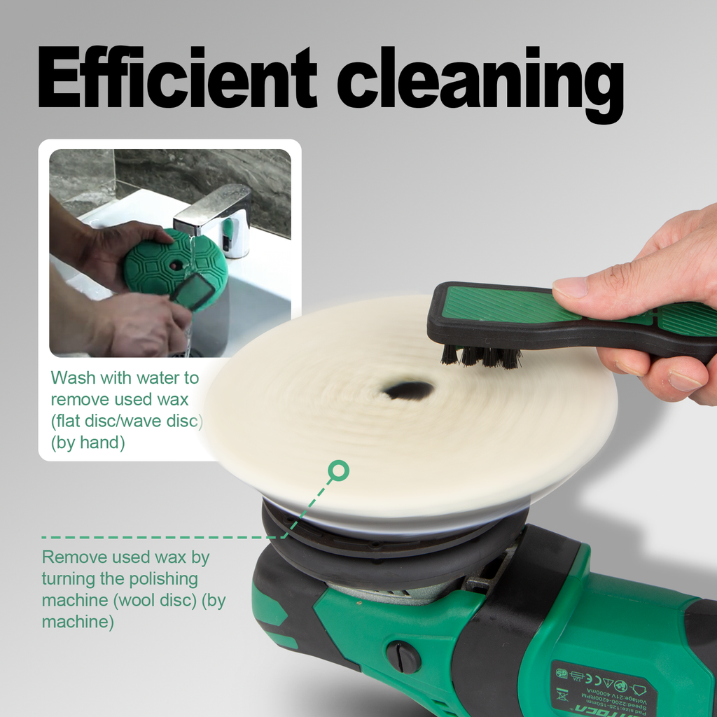 BATOCA Cleaning Brush,Wax Scraper,Polishing Aids