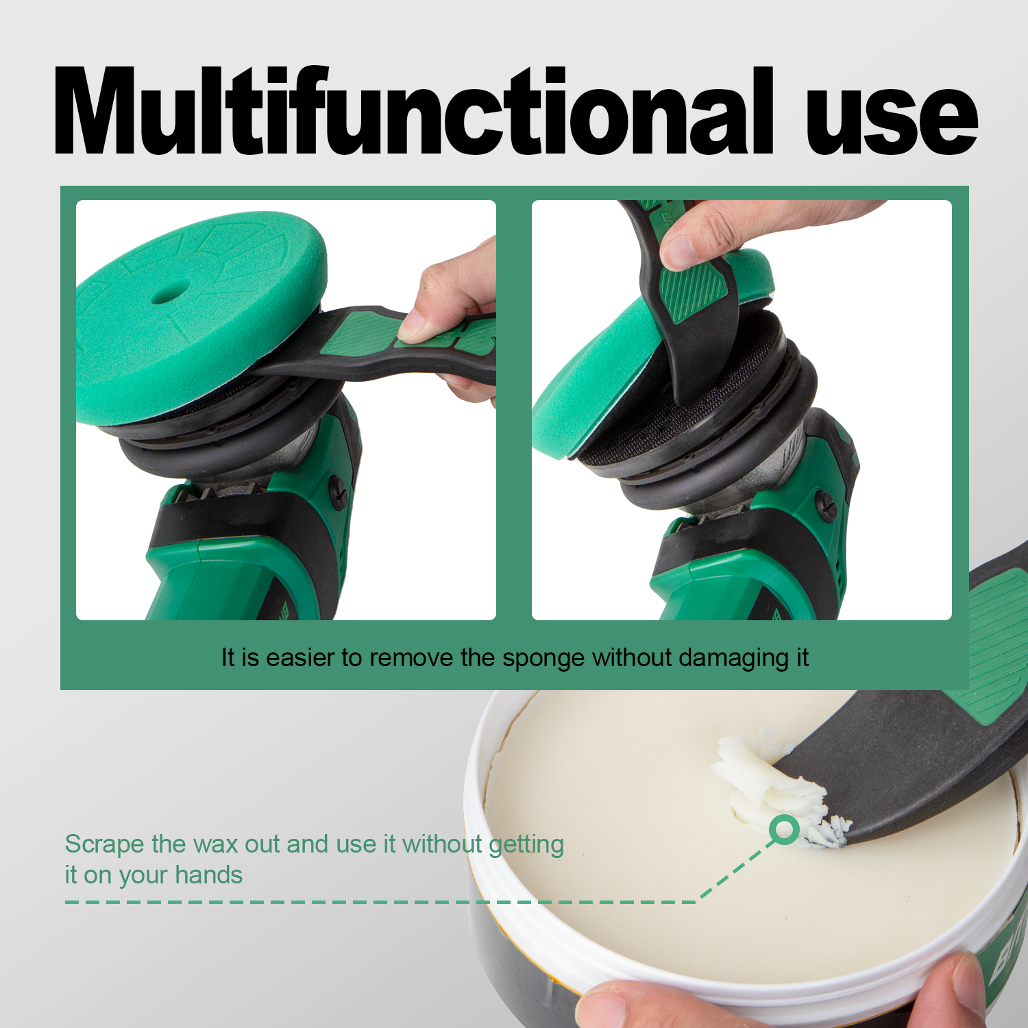 BATOCA Cleaning Brush,Wax Scraper,Polishing Aids