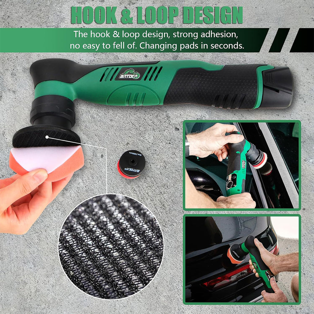 BATOCA Cordless Car Polisher Buffer Sander Dual Action & Rotary--S5