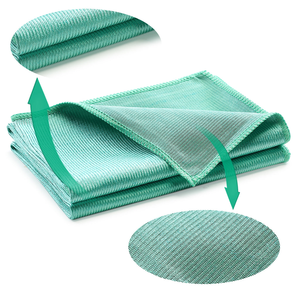BATOCA 16" x16” Microfiber Glass Cleaning Clothes 6 Pack